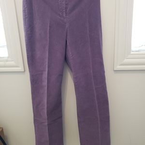 J.h. woman's lavender corduroy pants